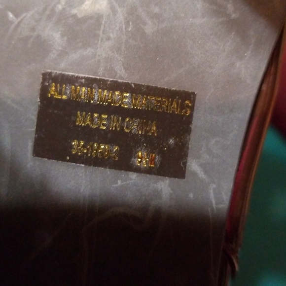 Ankle Boots Patent Look 8.5 M - Picture 3 of 5